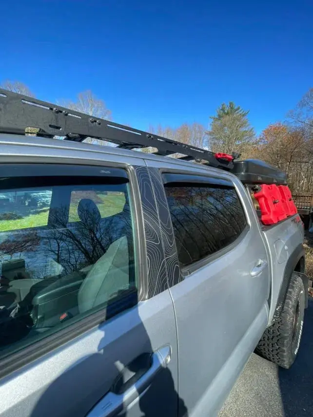 Topo B Pillar Overlays - 2016-2023 Tacoma Double Cab 3