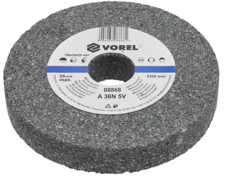 Piedra Esmeril A36 6" X 3/4" X 1-1/4" | Vorel 1