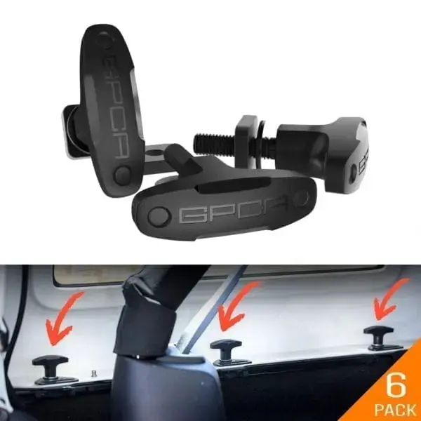 Jeep Wrangler Tie-Down Anchor Pro — Versatile Quick-Release 1