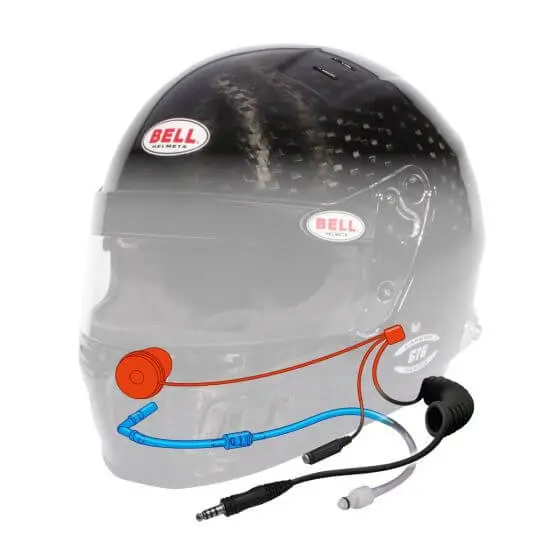 Bell | Gt6 Rd-4C - Carbon | Racing Helmet With Comms & Hydratation | Sa2020 / Fia8859-2015 | Clearance 1