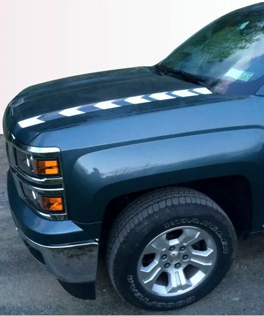 Hood Spear Graphics - 2014-2015 Silverado 1500 1