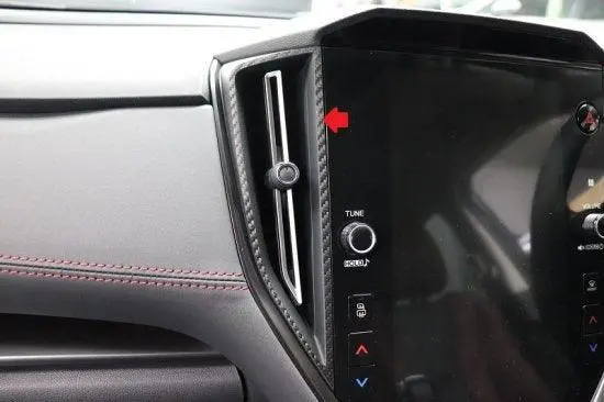 Center Ac Vent Outline Overlays Fits 2022+ Subaru Wrx 1