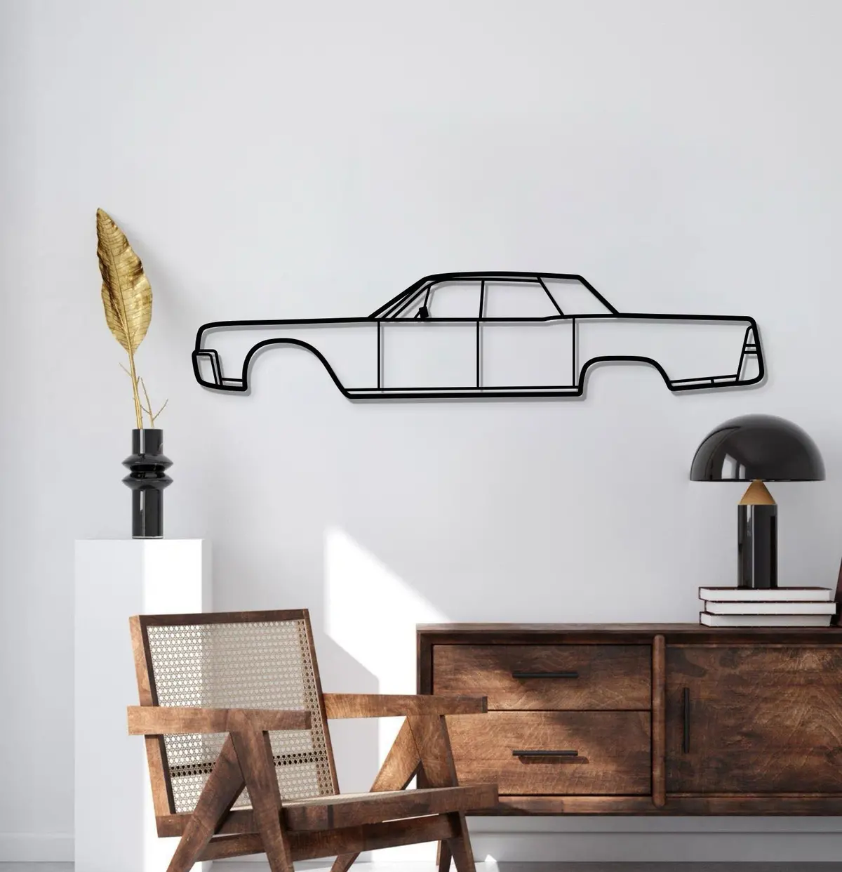 1961 Continental Metal Car Wall Art - Mt0062 2