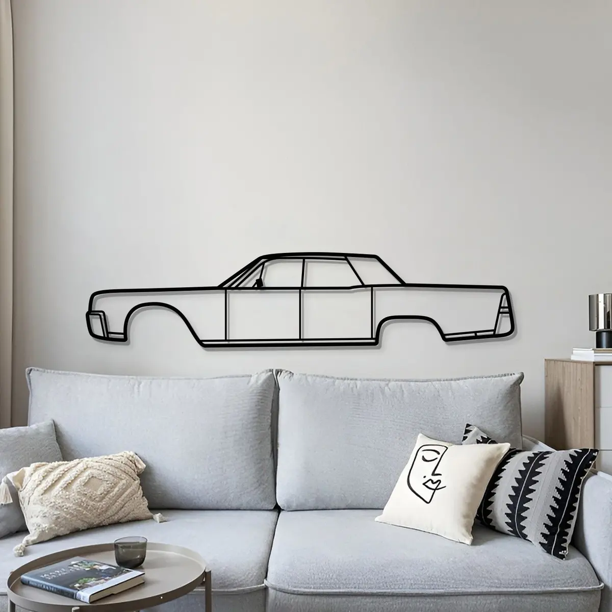 1961 Continental Metal Car Wall Art - Mt0062 4