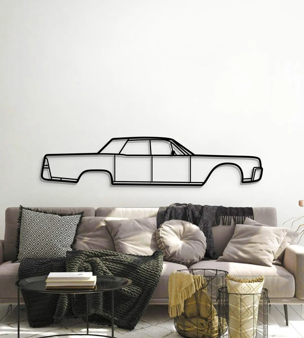 1961 Continental Metal Car Wall Art - Mt0062 6