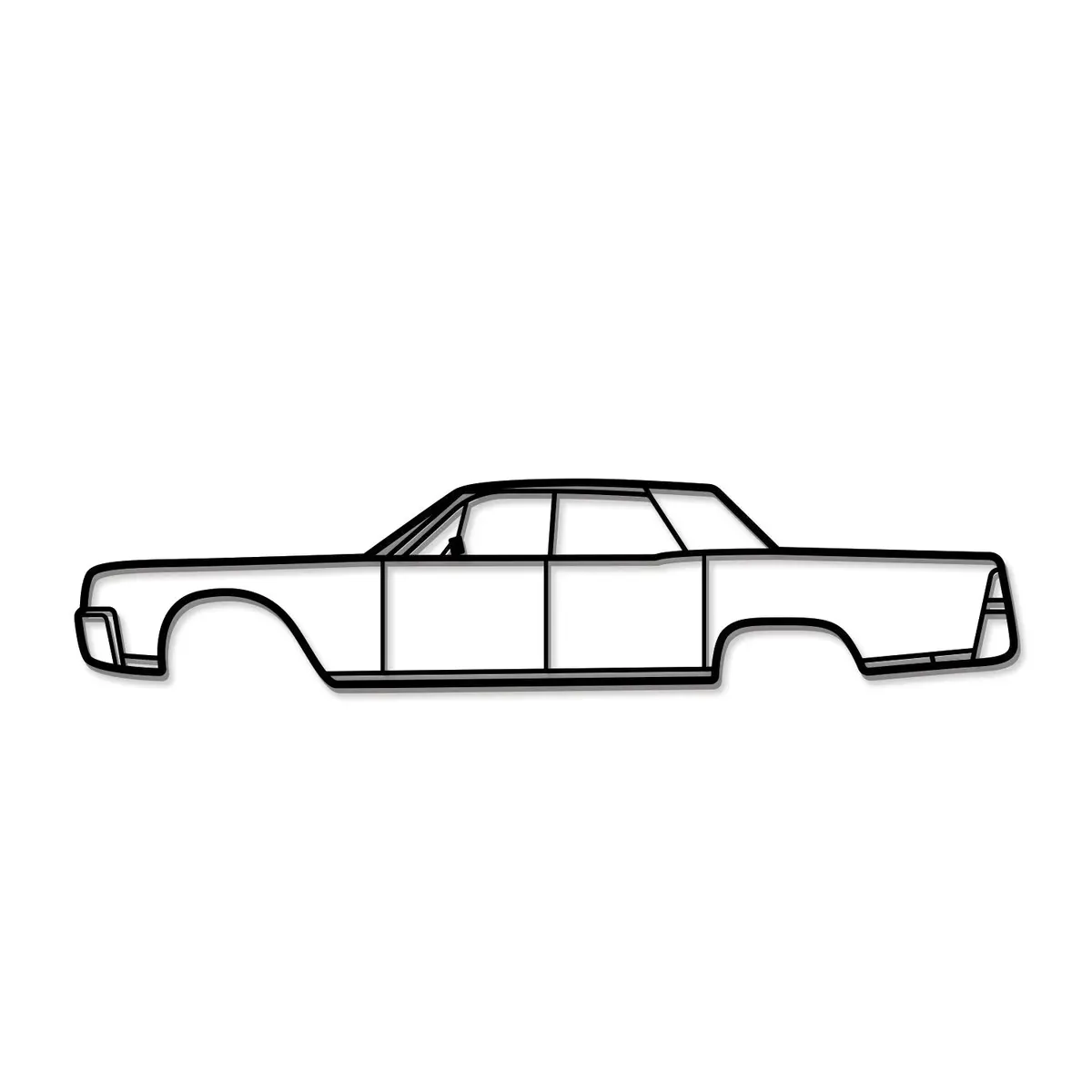 1961 Continental Metal Car Wall Art - Mt0062 8