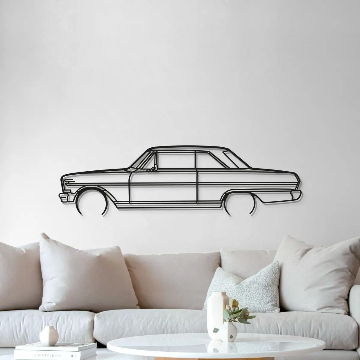1964 Nova Metal Car Wall Art - Mt0071 5