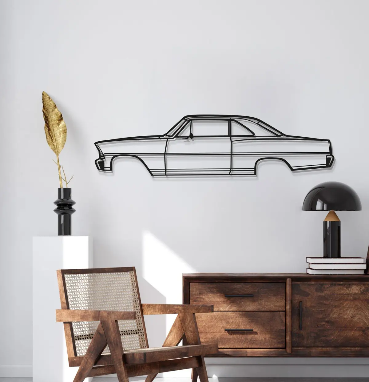 1967 Nova Metal Car Wall Art - Mt0102 2