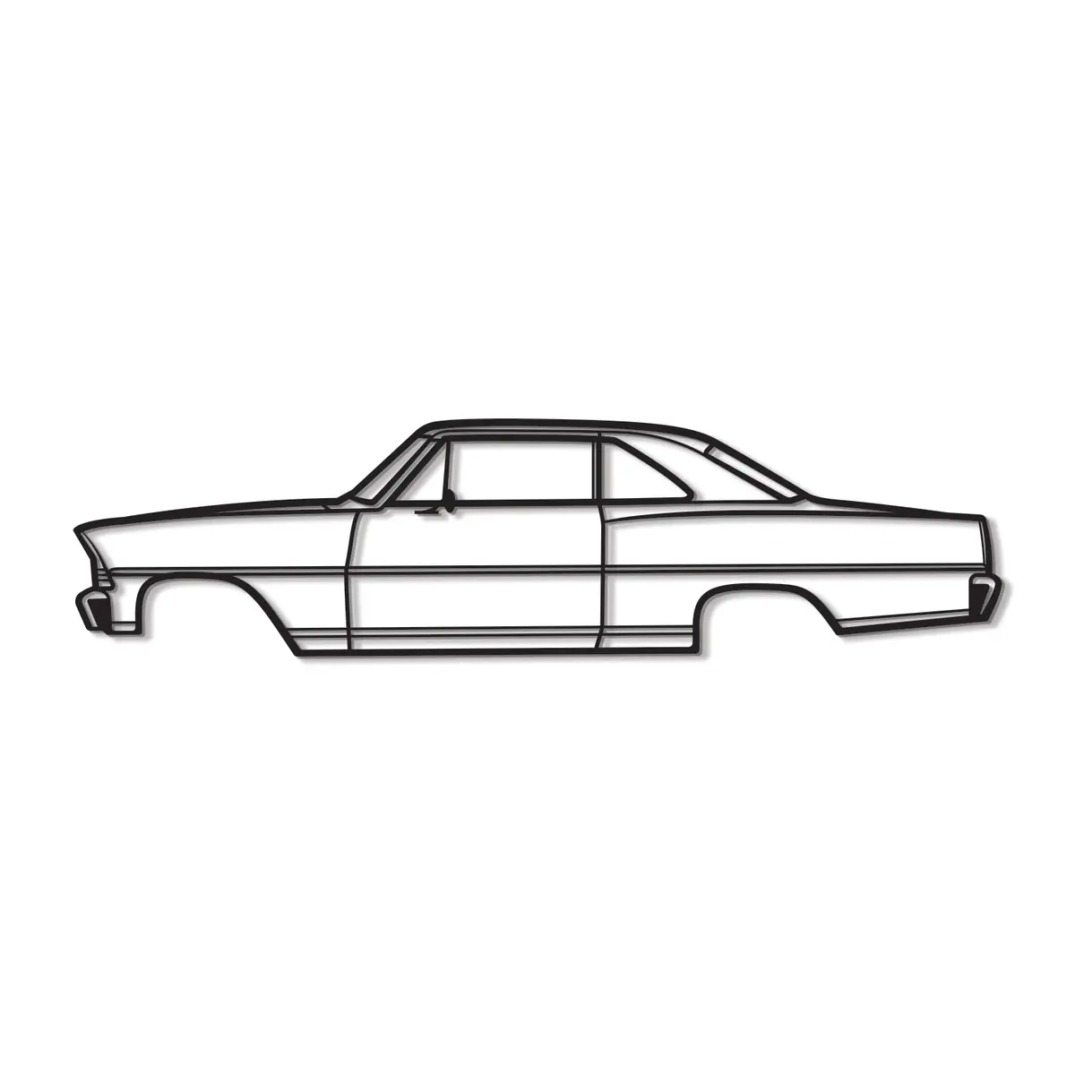 1967 Nova Metal Car Wall Art - Mt0102 8