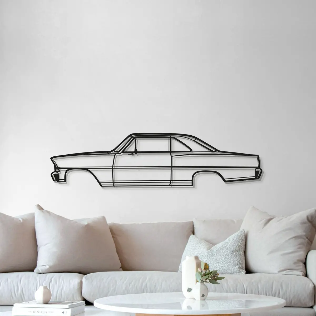 1967 Nova Metal Car Wall Art - Mt0102 5