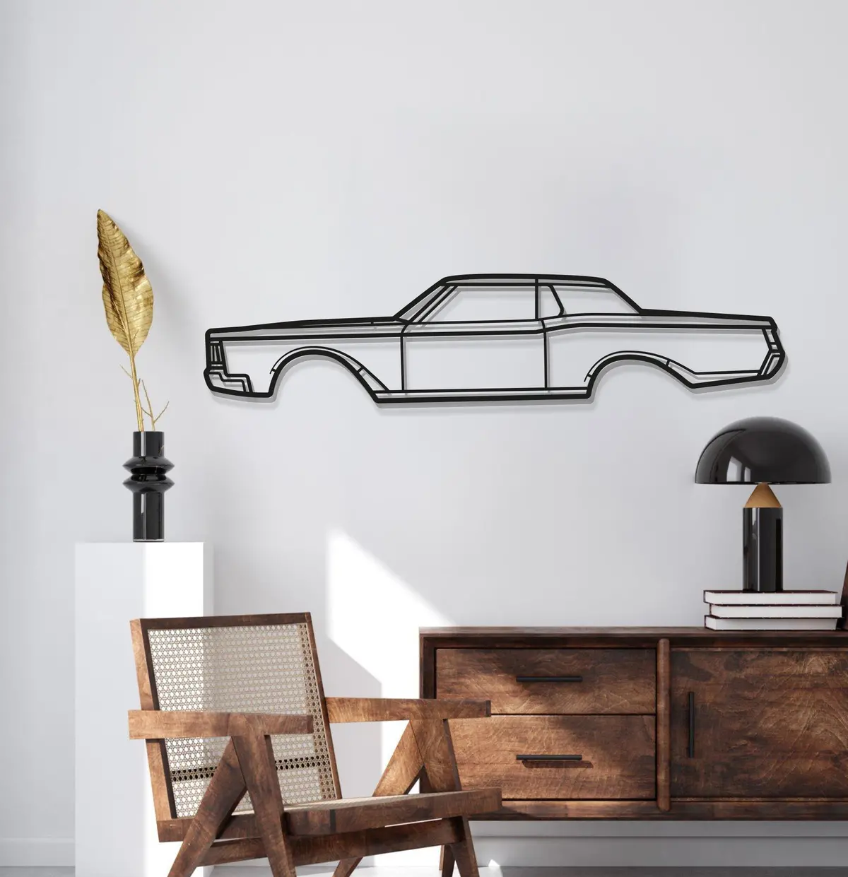 1968 Mark Iii Metal Car Wall Art - Mt0109 2