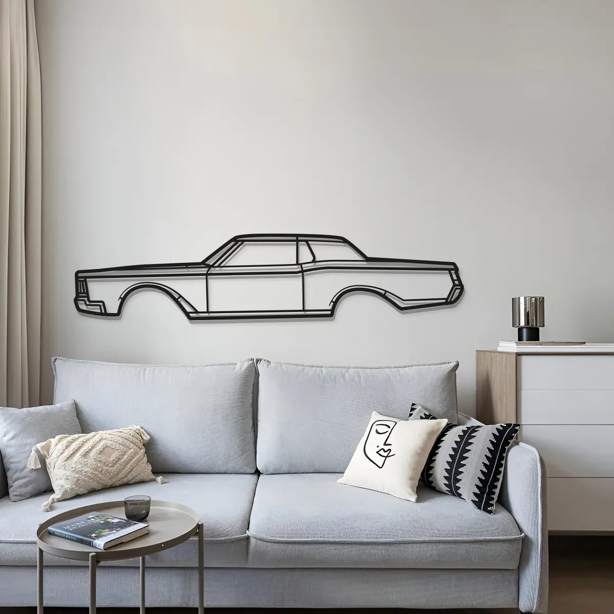 1968 Mark Iii Metal Car Wall Art - Mt0109 4