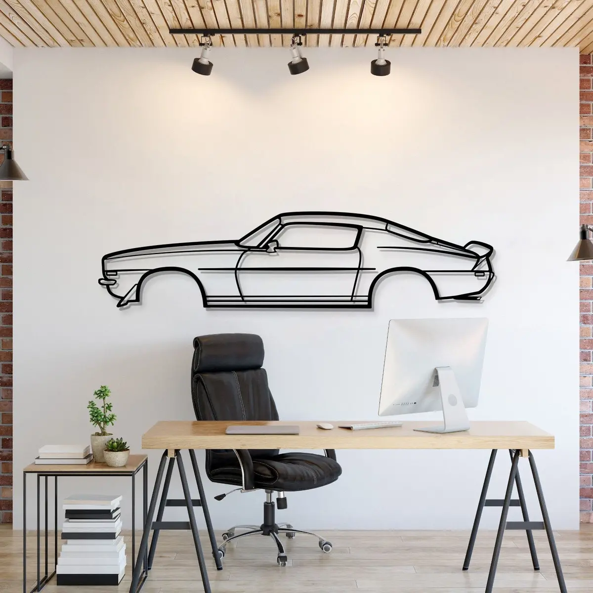 1970 Camaro Metal Car Wall Art - Mt0127 1