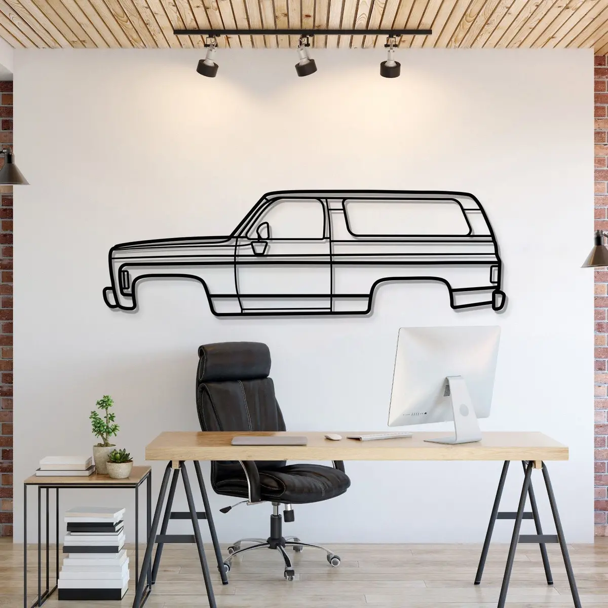1970 Jimmy Metal Car Wall Art - Mt0136 1