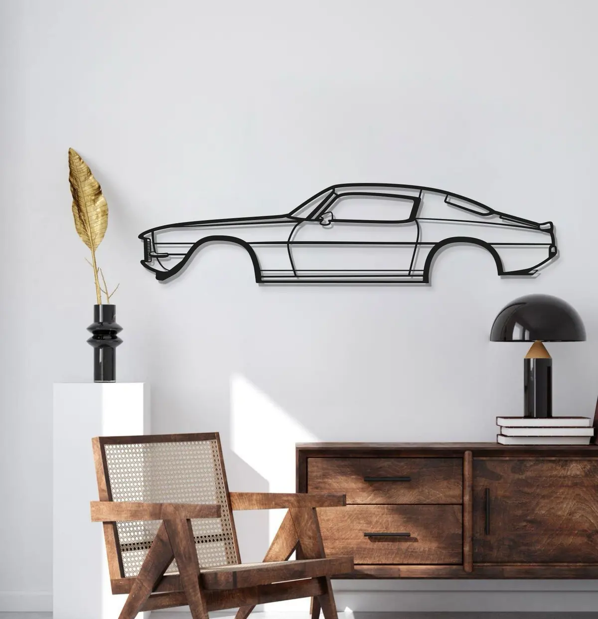 1971 Camaro Z28 Metal Car Wall Art - Mt0138 2
