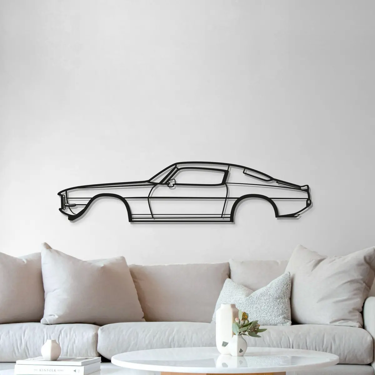 1971 Camaro Z28 Metal Car Wall Art - Mt0138 5