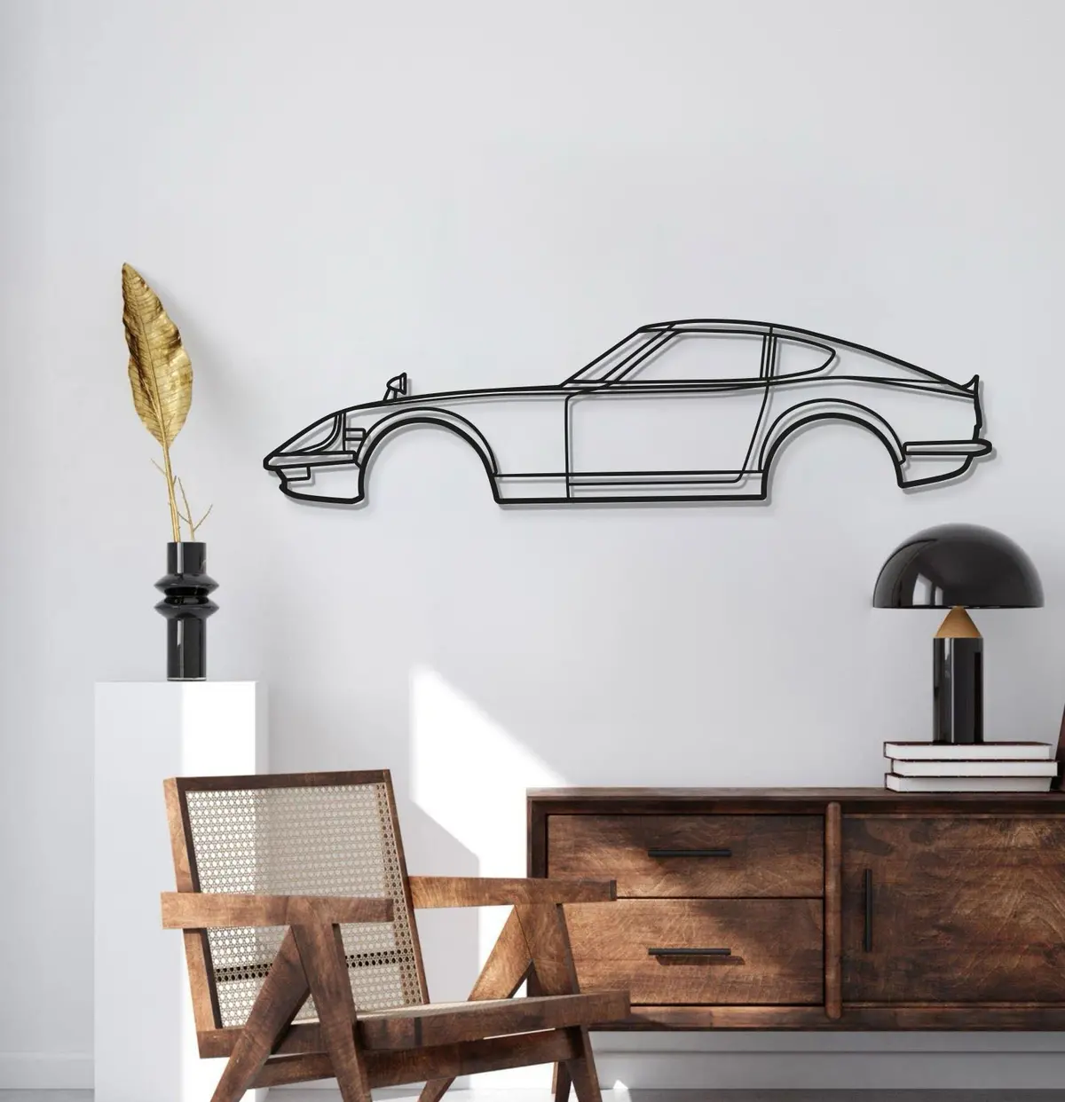 1971 Fairlady 240 Zg Metal Car Wall Art - Mt0141 2