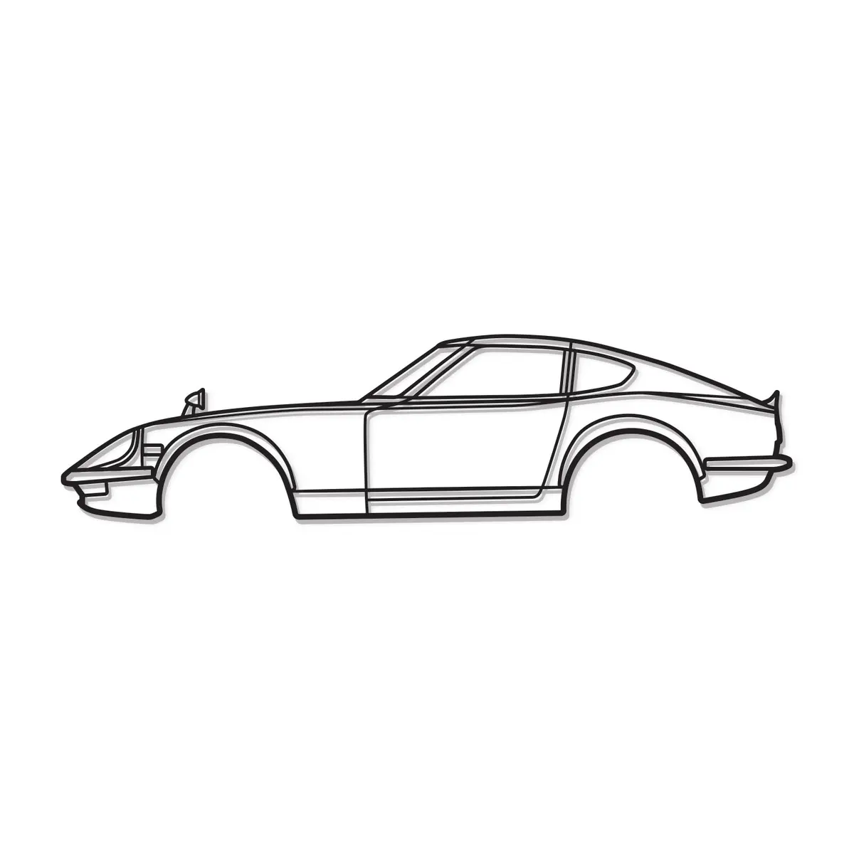 1971 Fairlady 240 Zg Metal Car Wall Art - Mt0141 8
