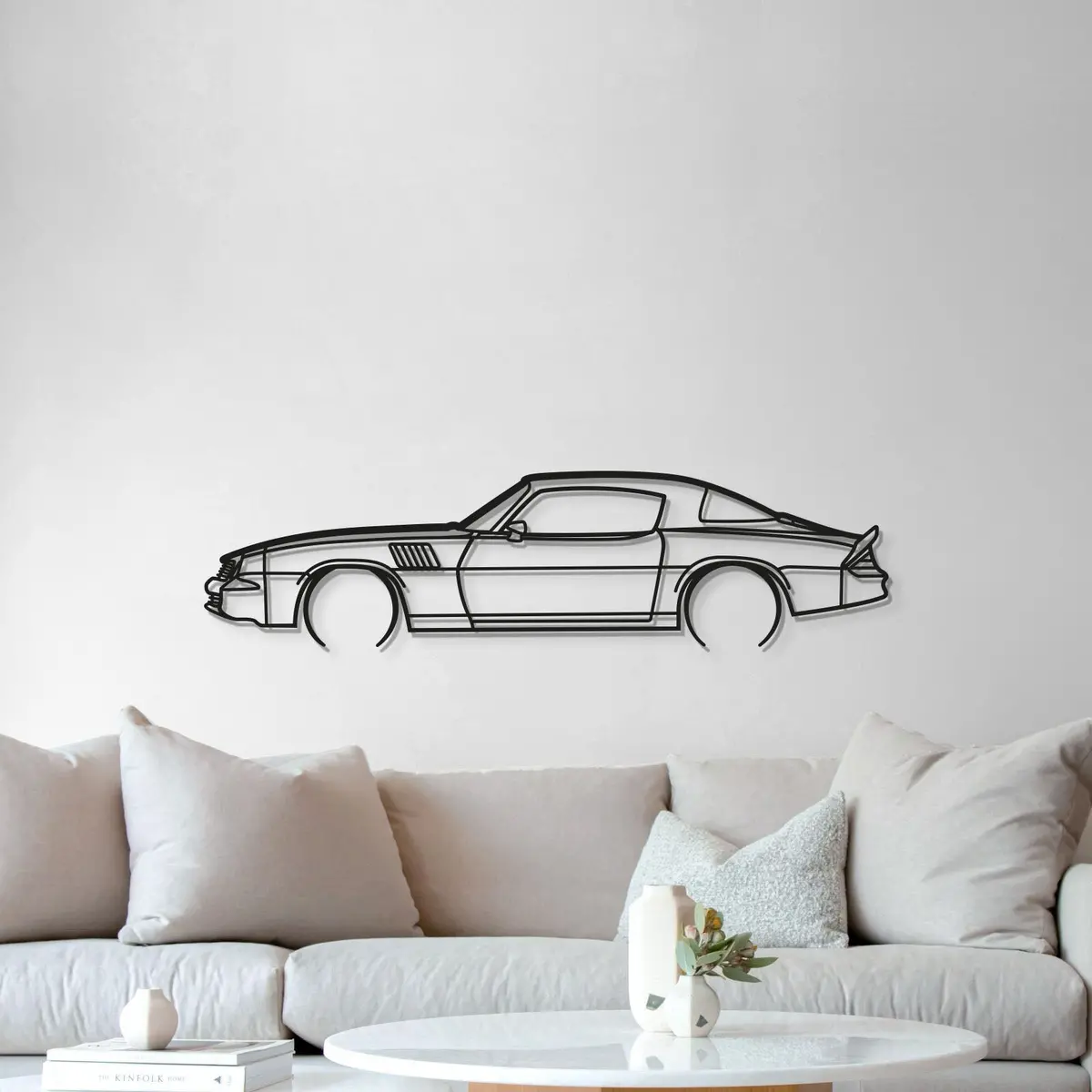 1978 Camaro Z28 Detailed Metal Car Wall Art - Mt0180 5