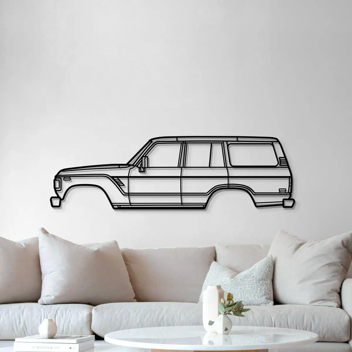 1980 Land Cruiser 4Th Gen (J60) Metal Car Wall Art - Mt0190 5