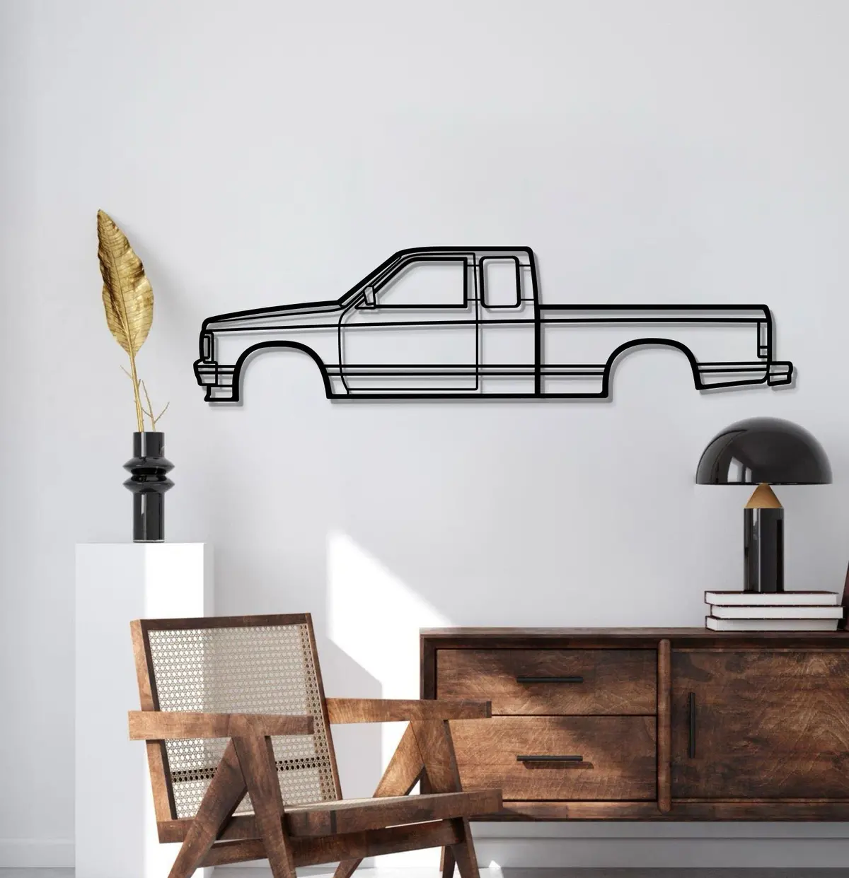 1991 S10 Metal Car Wall Art - Mt0237 2