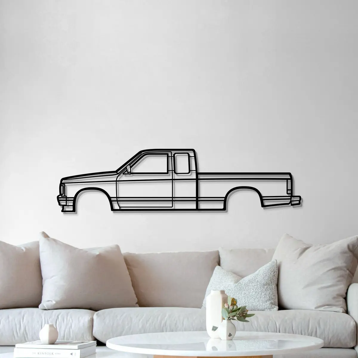 1991 S10 Metal Car Wall Art - Mt0237 4