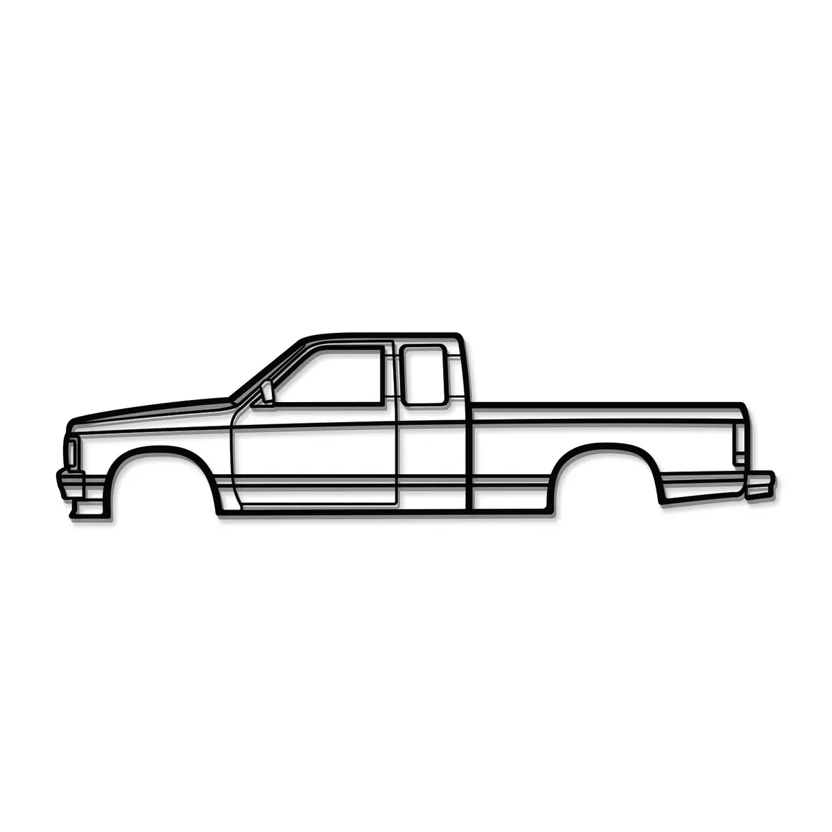 1991 S10 Metal Car Wall Art - Mt0237 7