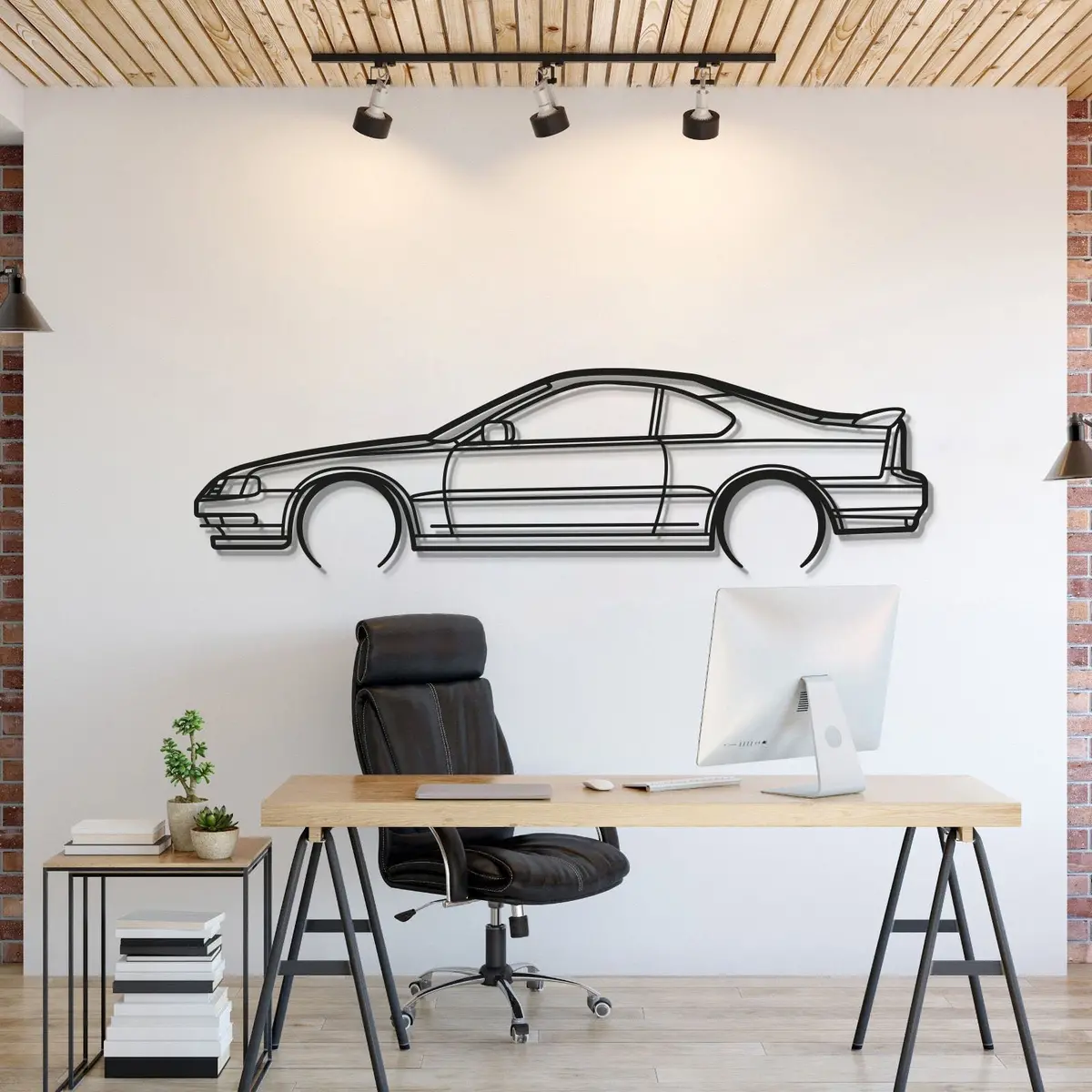 1993 Gen 4 Detailed Metal Car Wall Art - Mt0244 1