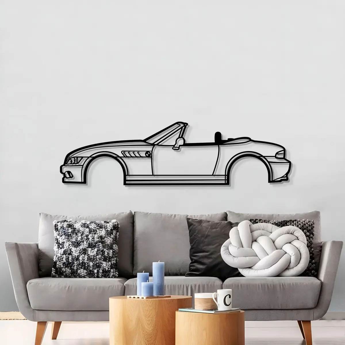 1996 Z3 Metal Car Wall Art - Mt0259 3