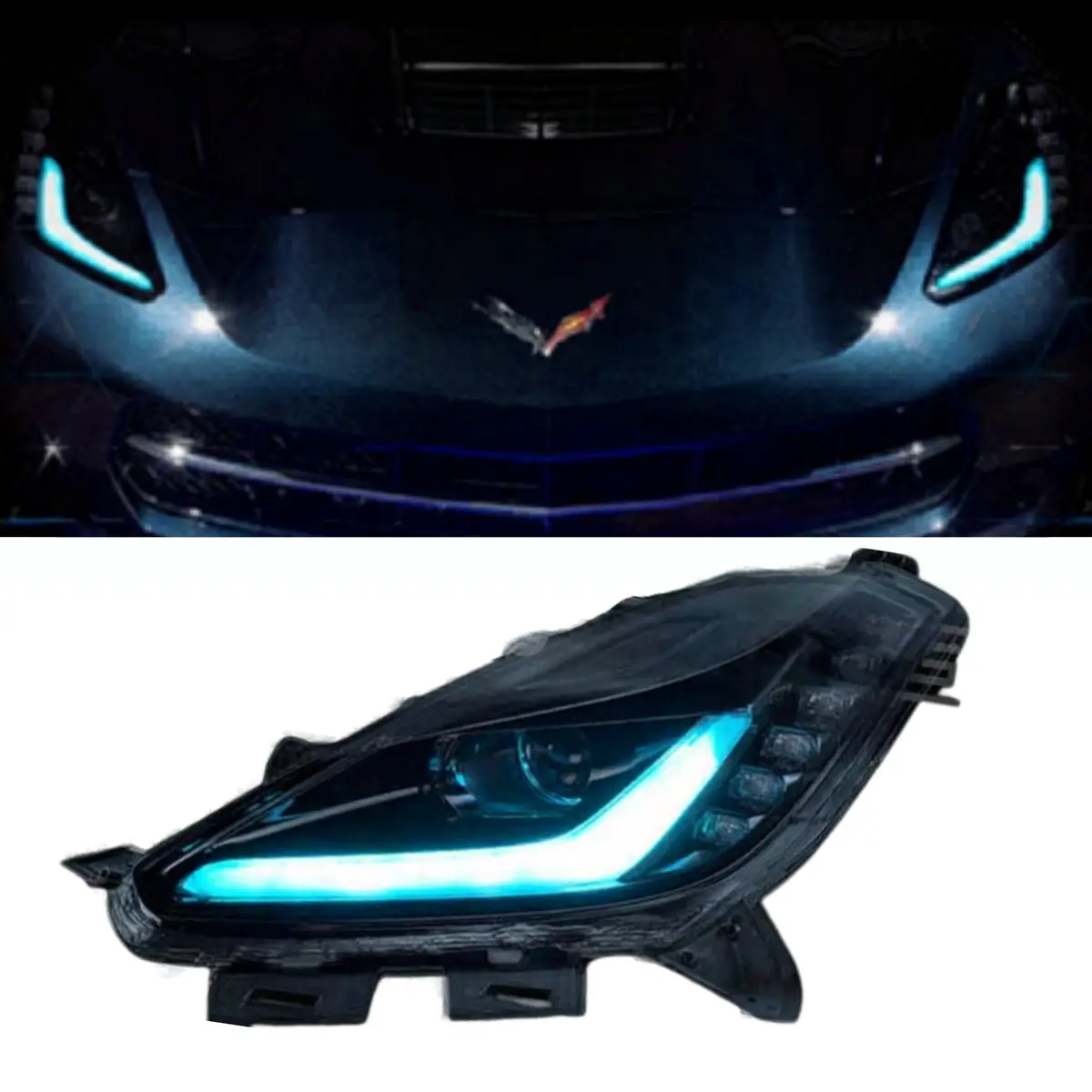 Chevrolet Corvette Multicolor Drl Boards (2014-2019) 1