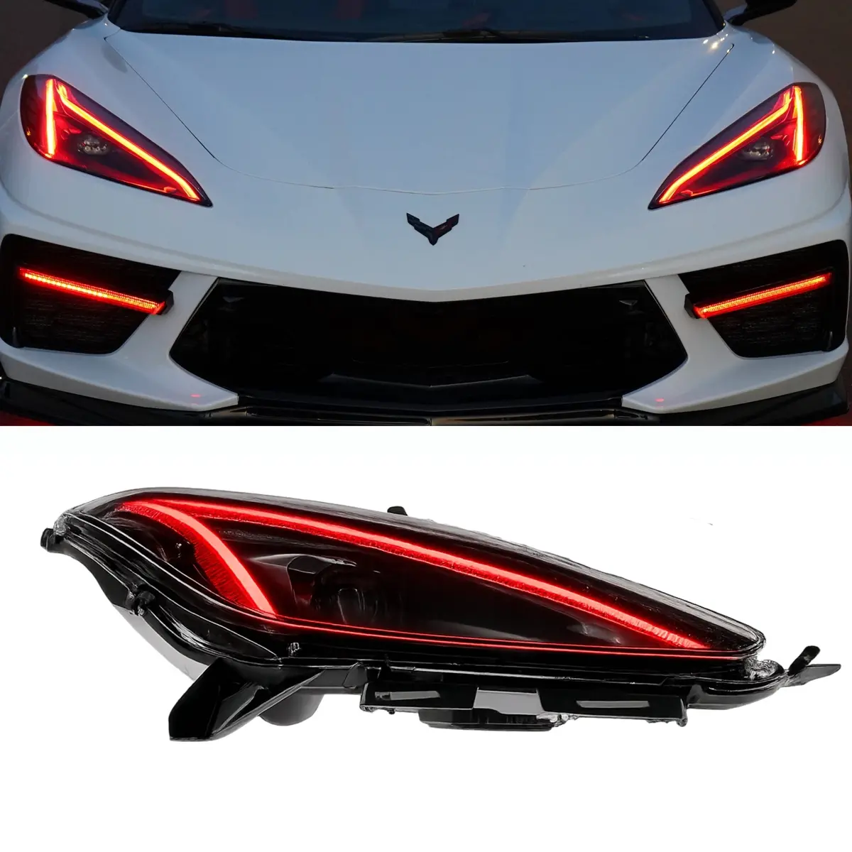 Chevrolet Corvette C8 Rgb+A Drl Boards (2020-2025) 1