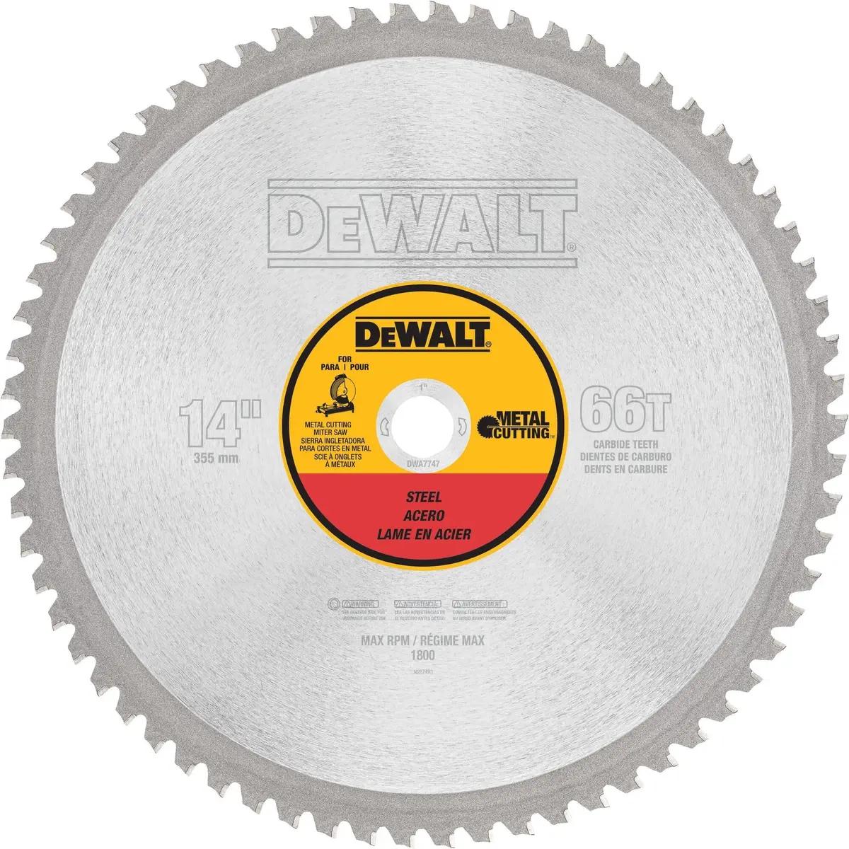 Hoja De Sierra De Corte De Metal De 355 Mm 66T Dewalt | Dewalt 1