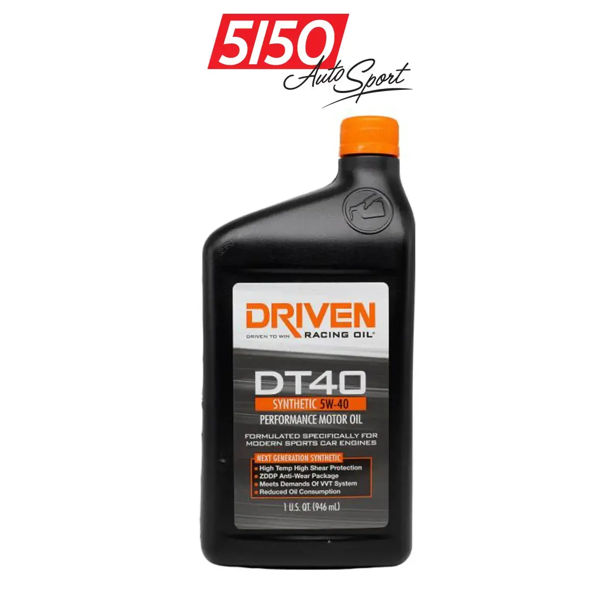 Driven Racing Oil Dt40 5W-40 Synthetic Street Performance Oil 1