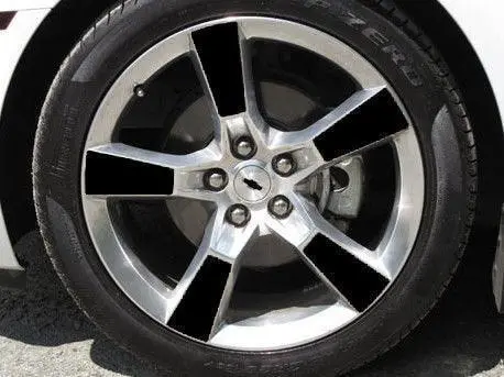 20" Stock Wheel Insert Overlays - 2010-2013 Camaro 1
