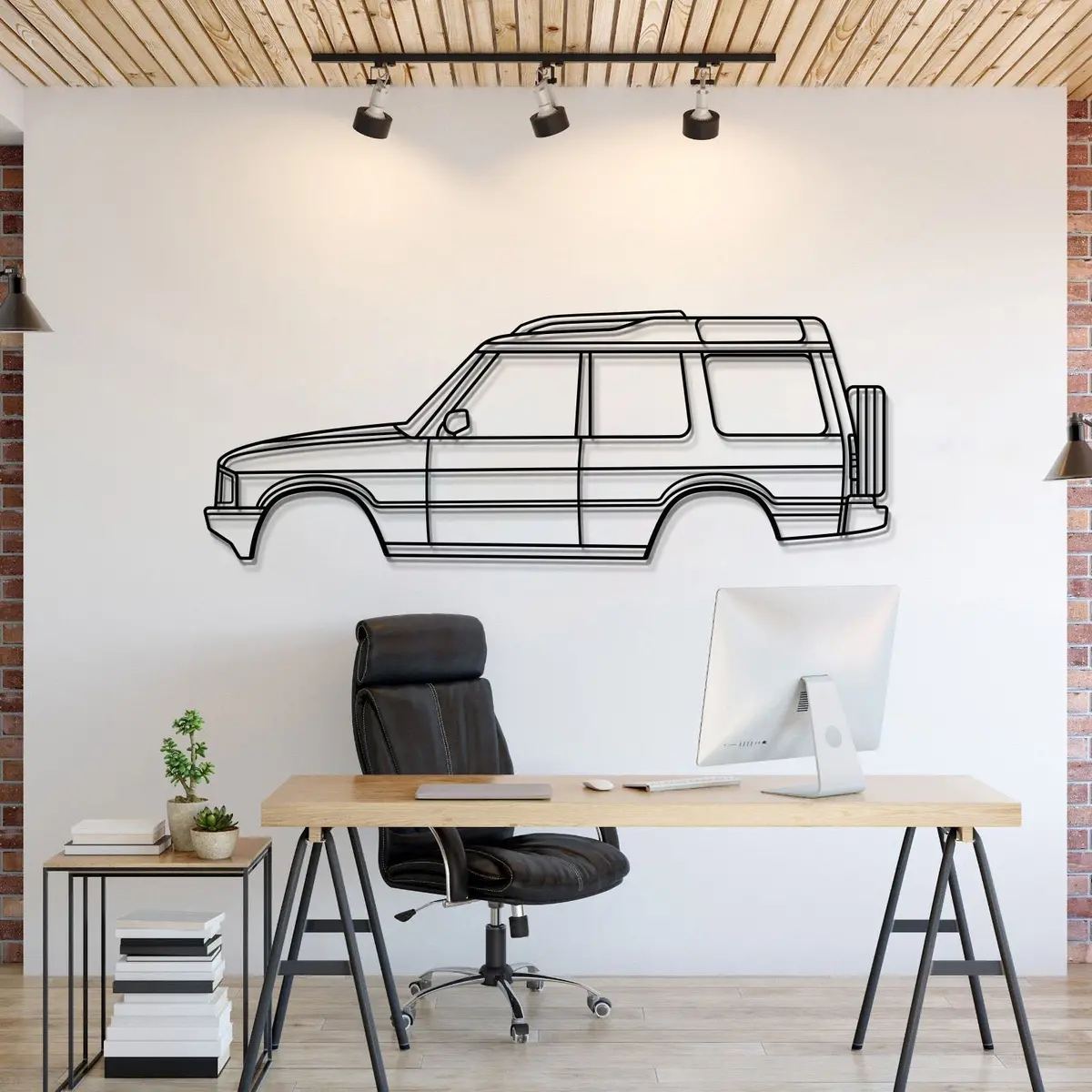 2000 Discovery Series Ii (L318) 1St Gen Metal Car Wall Art - Mt0279 1