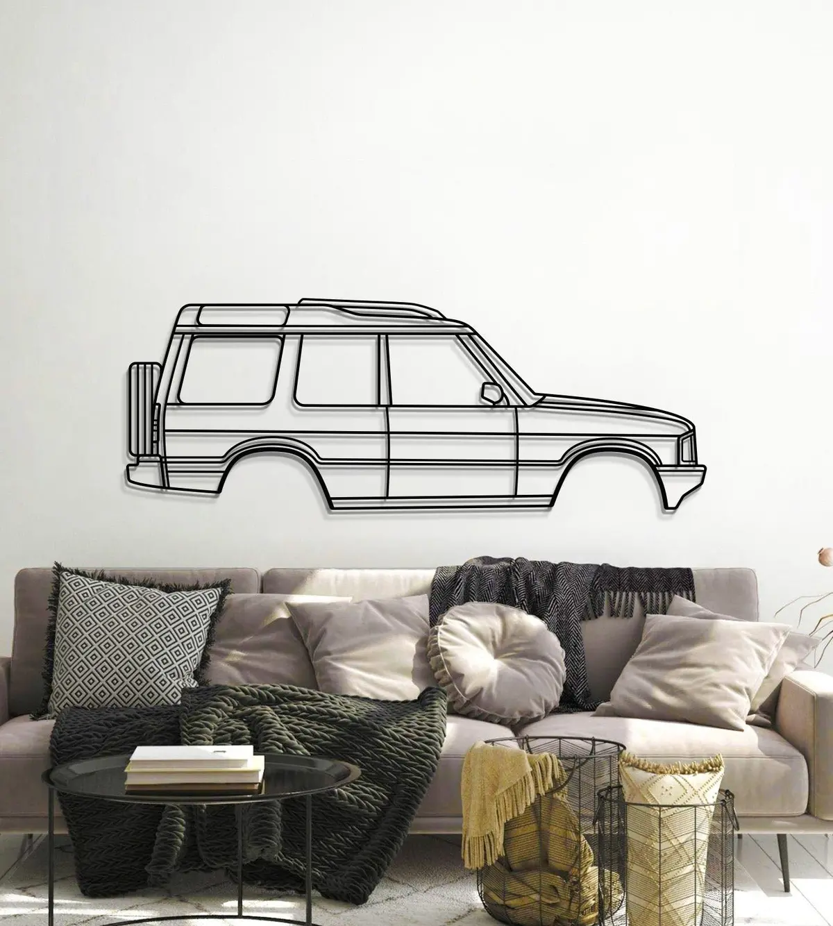 2000 Discovery Series Ii (L318) 1St Gen Metal Car Wall Art - Mt0279 6