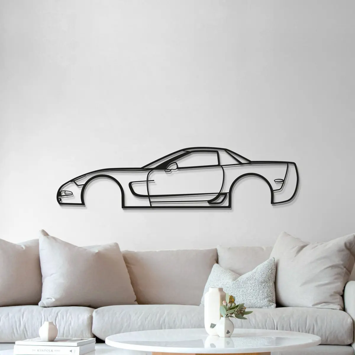 2001 Corvette Z06 Metal Car Wall Art - Mt0288 5