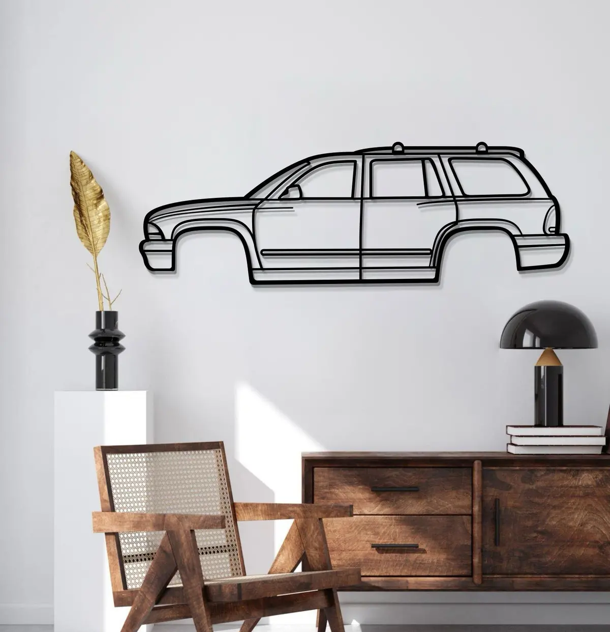 2002 Durango Metal Car Wall Art - Mt0297 2