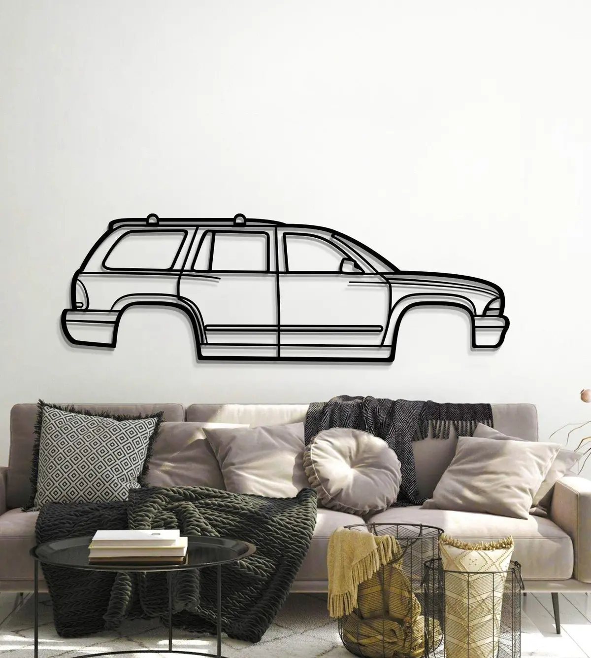 2002 Durango Metal Car Wall Art - Mt0297 6