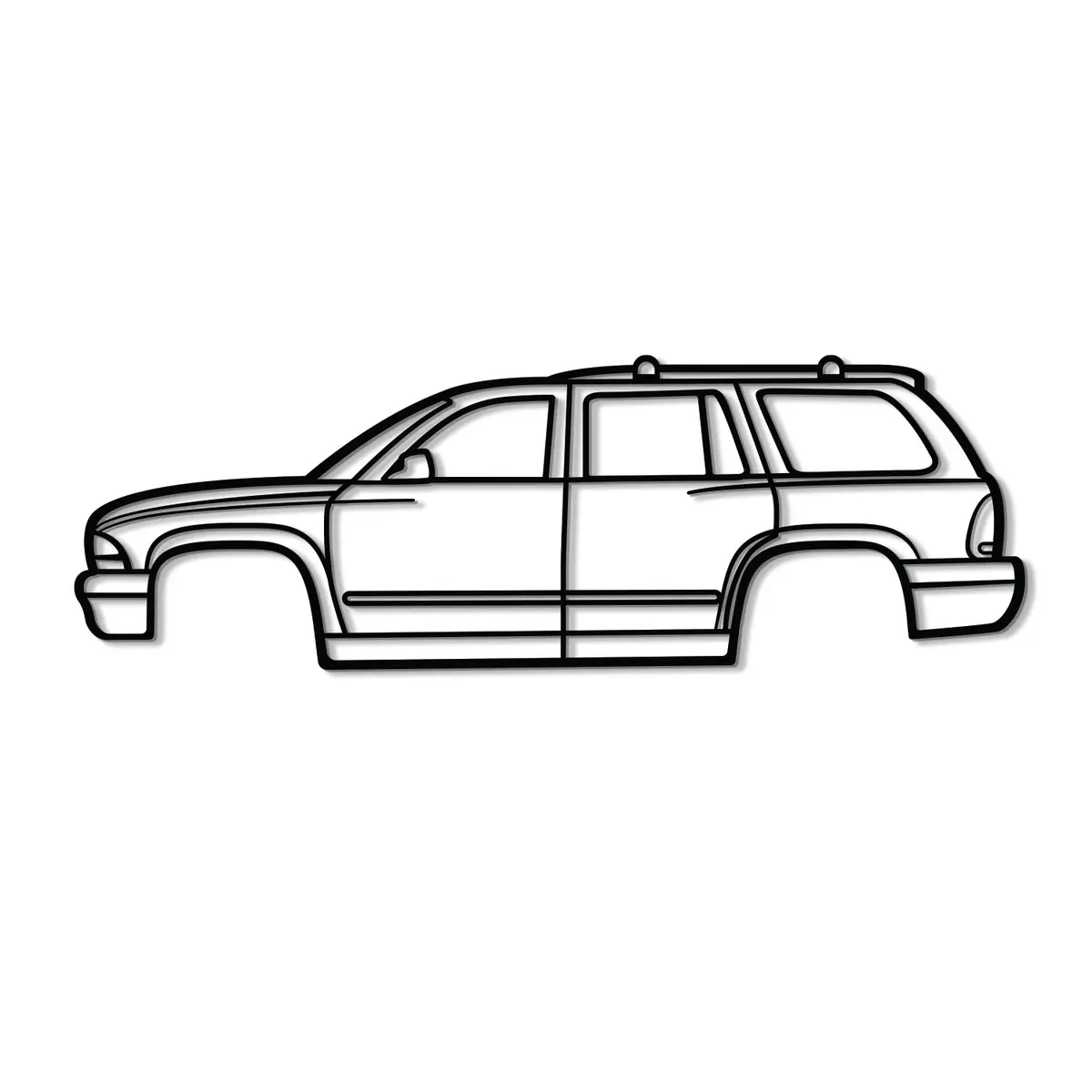 2002 Durango Metal Car Wall Art - Mt0297 7