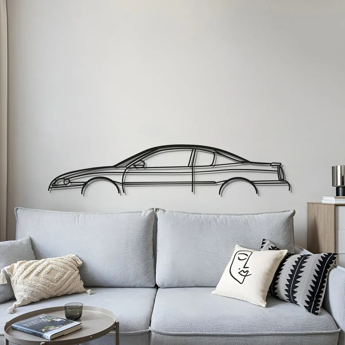 2003 Monte Carlo Ss Metal Car Wall Art - Mt0307 4