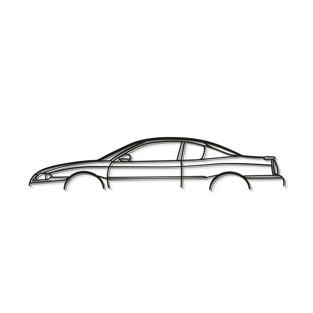 2003 Monte Carlo Ss Metal Car Wall Art - Mt0307 8