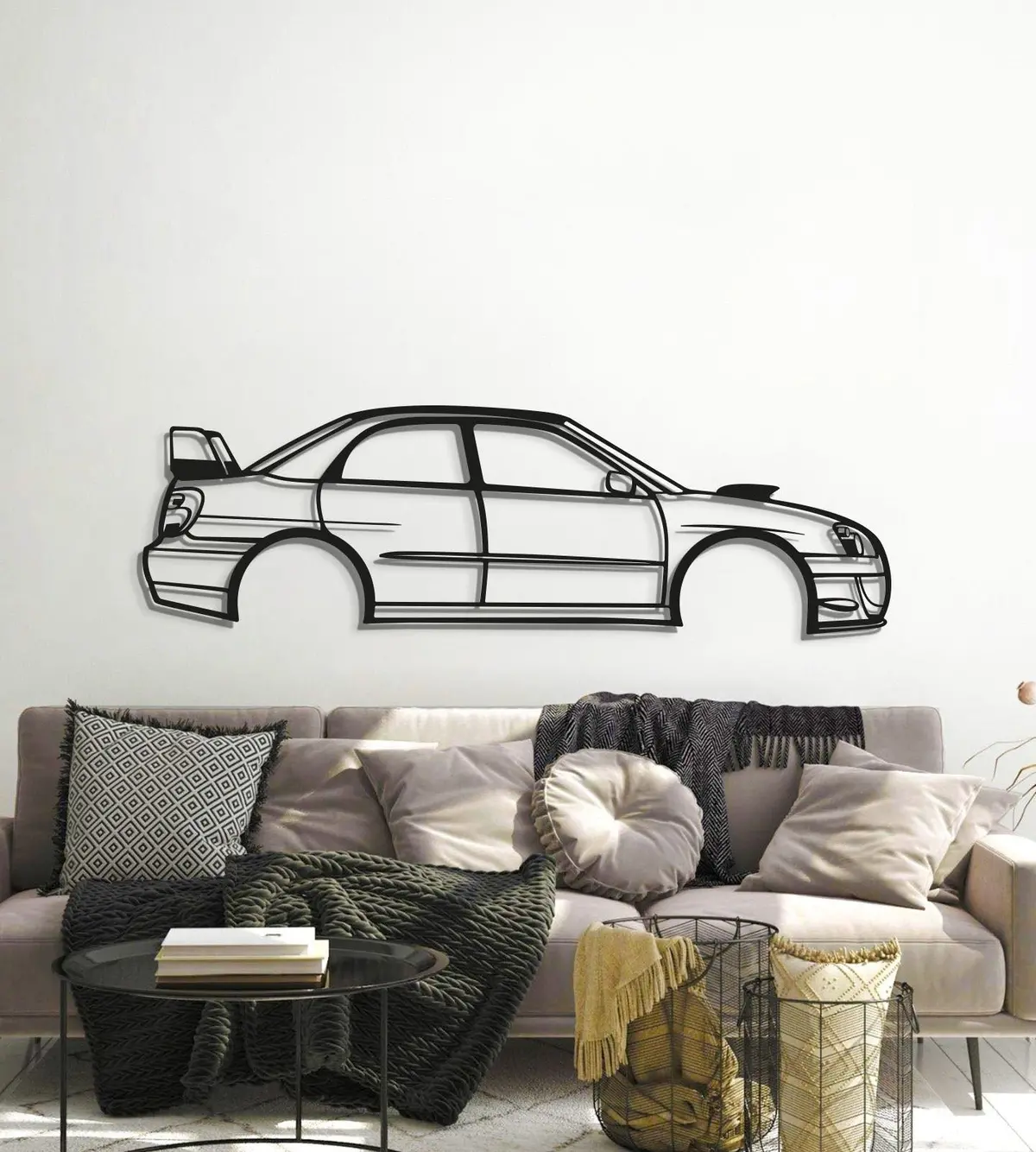 2006 Wrx Sti Blobeye Metal Car Wall Art - Mt0337 6