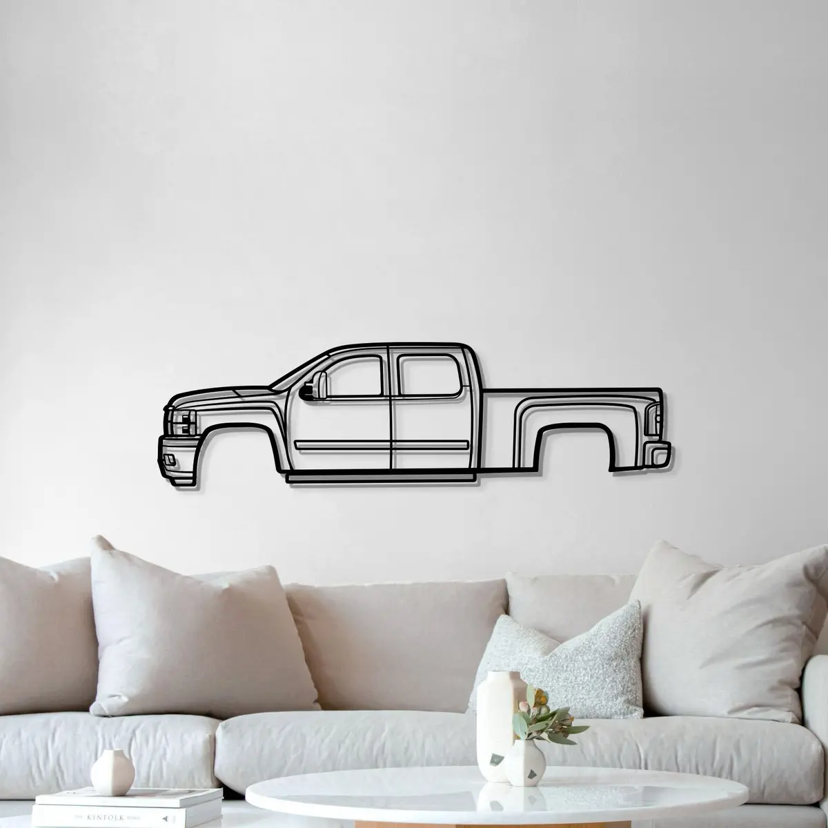 2008 Silverado 2500 Hd Metal Car Wall Art - Mt0377 5