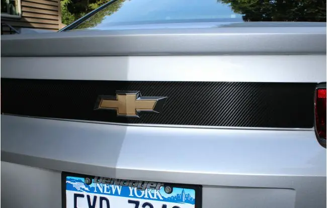 Rear Panel Blackout Decal - 2010-2013 Camaro 1