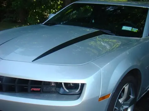 Hood Spear Graphic Decals - 2010-2015 Camaro 1