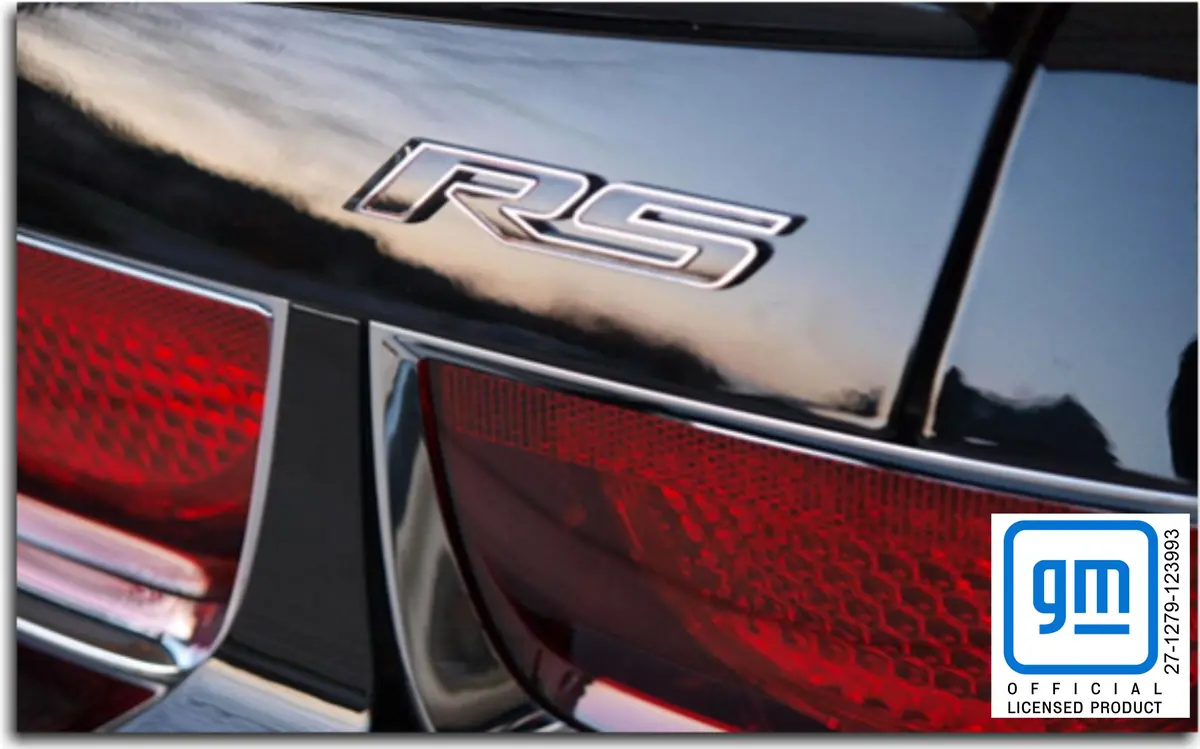 Rs Grille And Trunk Badge Overlay Decals - 2010-2015 Camaro 1
