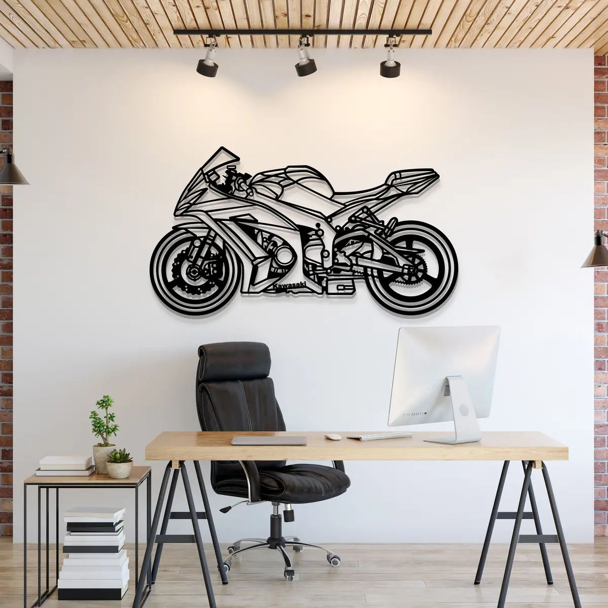 2011 Zx10 R Metal Motorcycle Wall Art - Mt1403 1