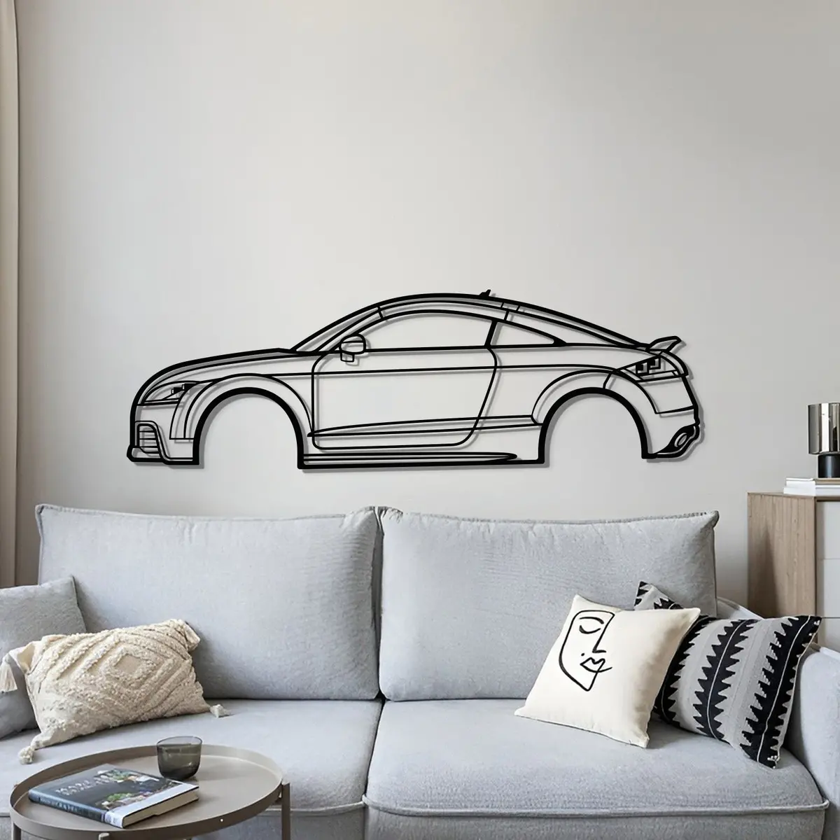 2013 Tt Rs Metal Car Wall Art - Mt0490 4