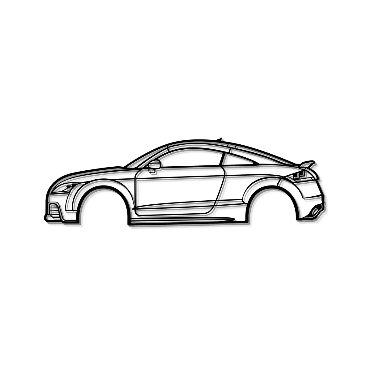 2013 Tt Rs Metal Car Wall Art - Mt0490 8